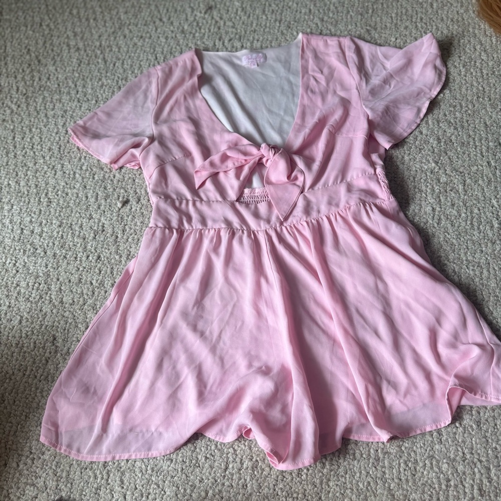 Pink Lily Soft Pink Blouse